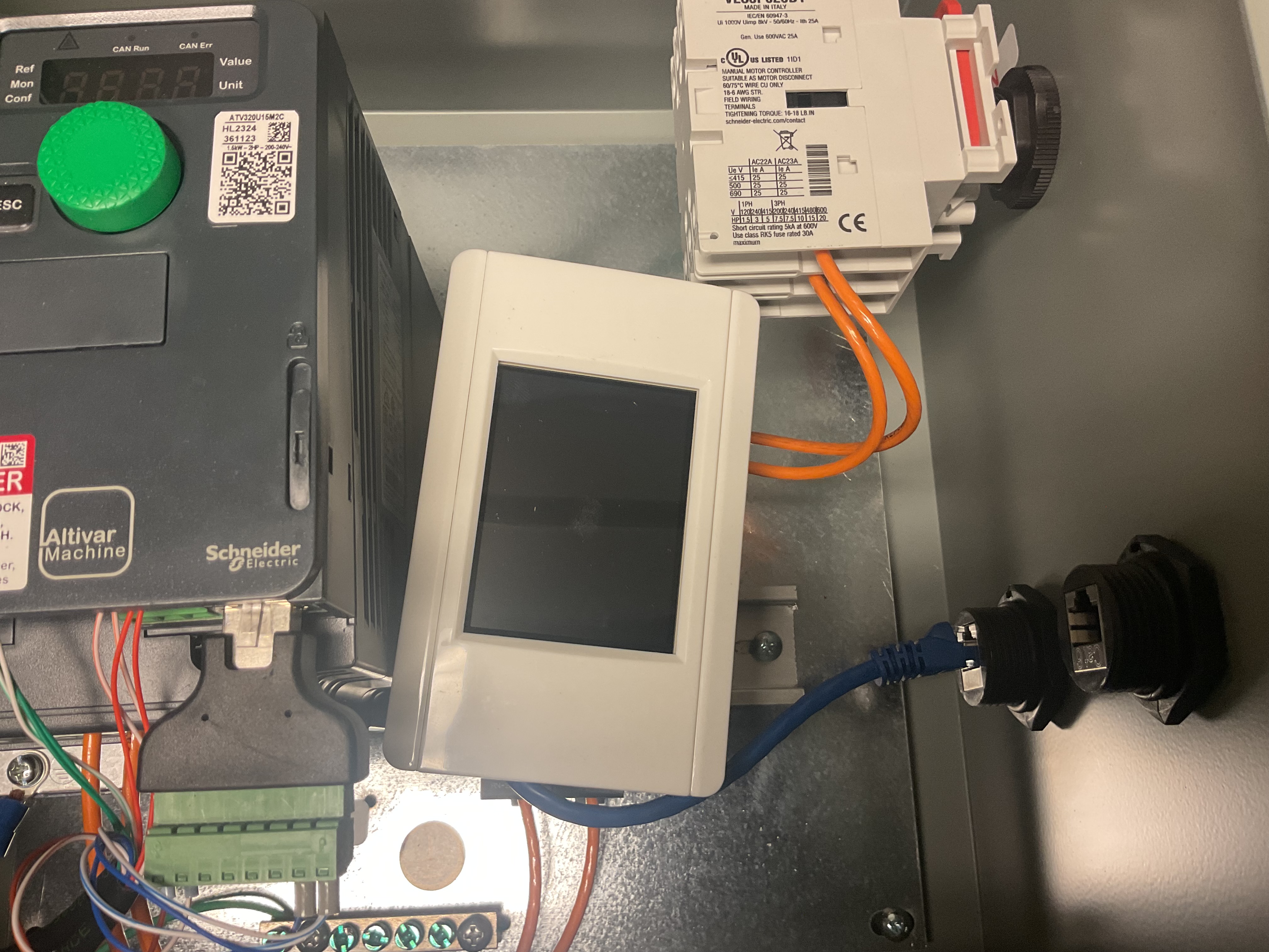plugged inside of control panel.JPG